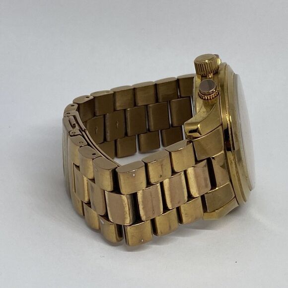 Michael Kors Runway MK8096 Mens Rose Gold Stainless Steel Analog Dial Watch RQ51 - Picture 12 of 12